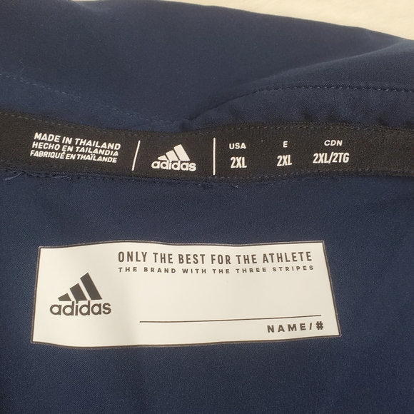 Adidas Michigan Wolverines Short Sleeve Button Down Rose Bowl Game Shirt - Picture 5 of 8